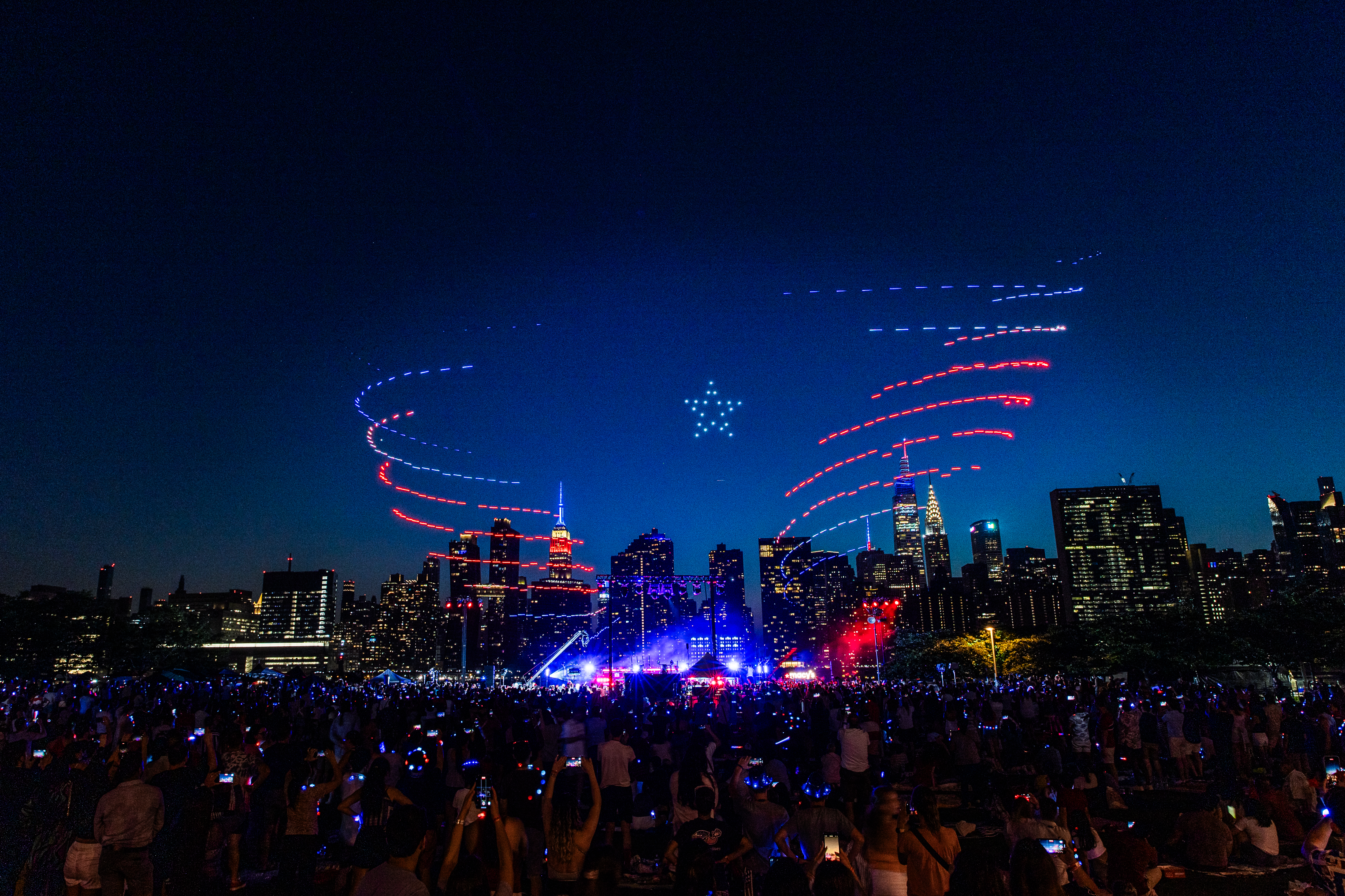 patriotic drone show